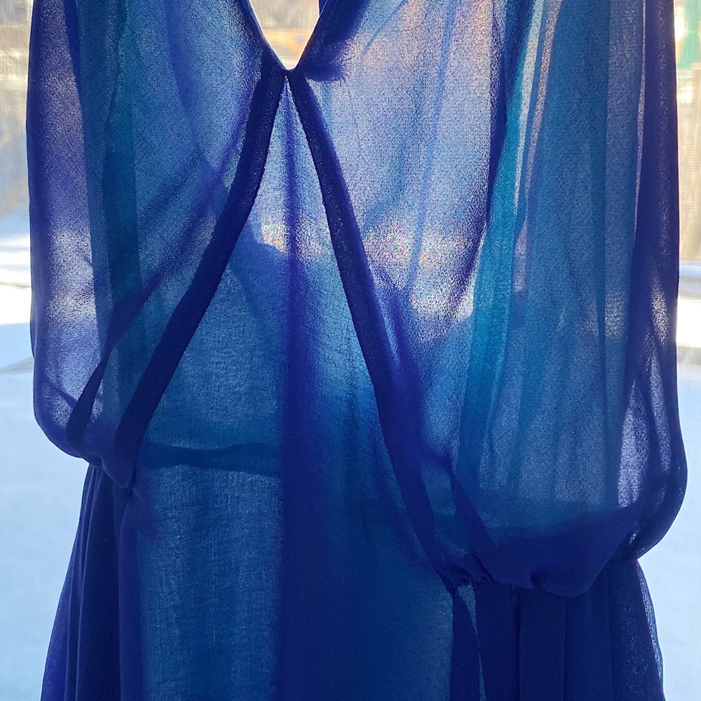 Vintage Blue Mini Dress - Picture 6 of 8